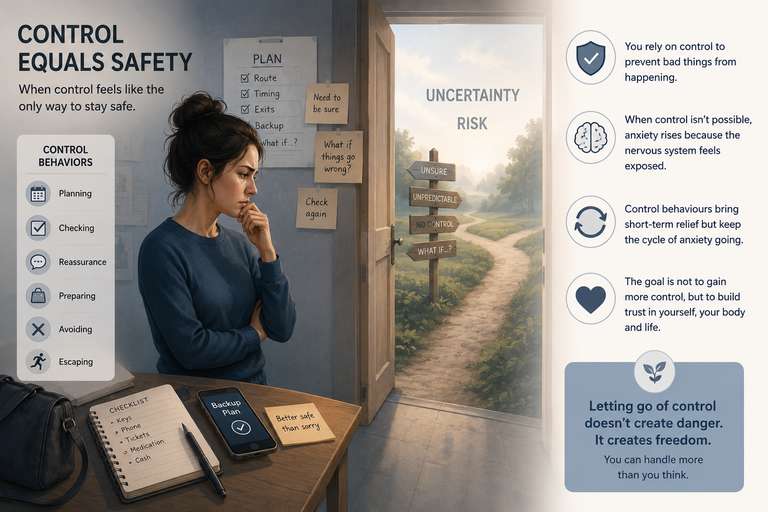 Anxiety patterns - Control equal safety