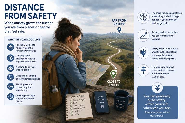 Anxiety pattern - Distance from safety