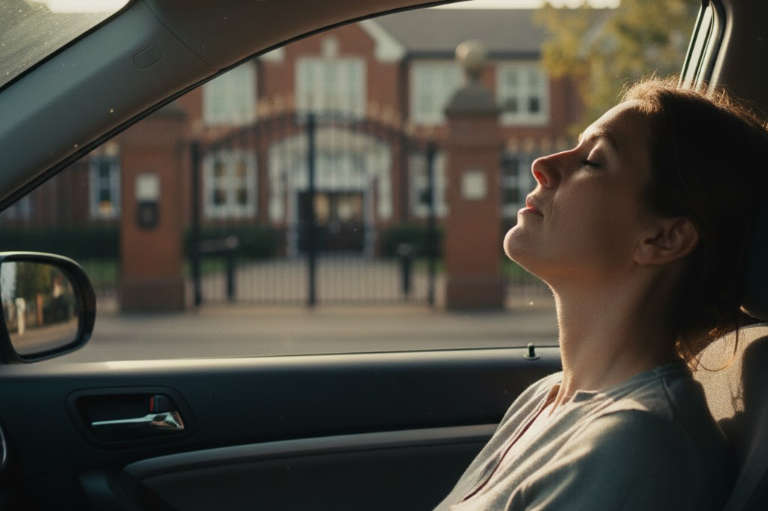 Parenting stress on school run