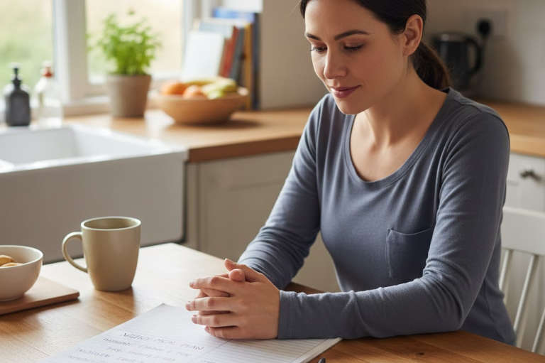 Woman making better choices